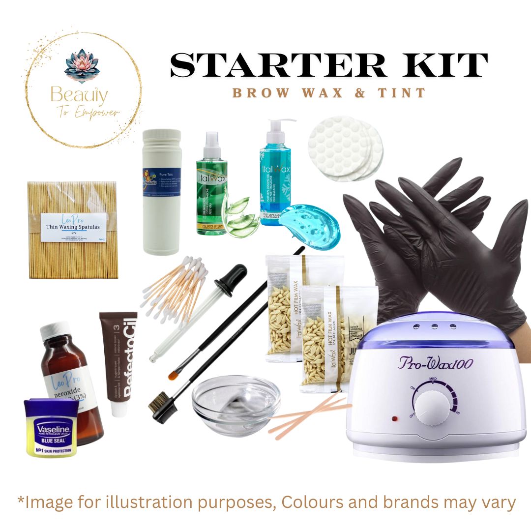 Lash & Brow Tinting, Facial Waxing & Kit Combo