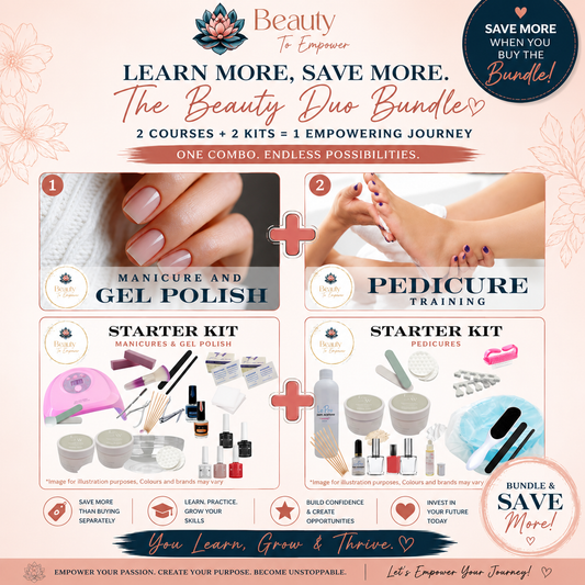 Manicures and Gel Polish, Pedicure training & Kit Combo