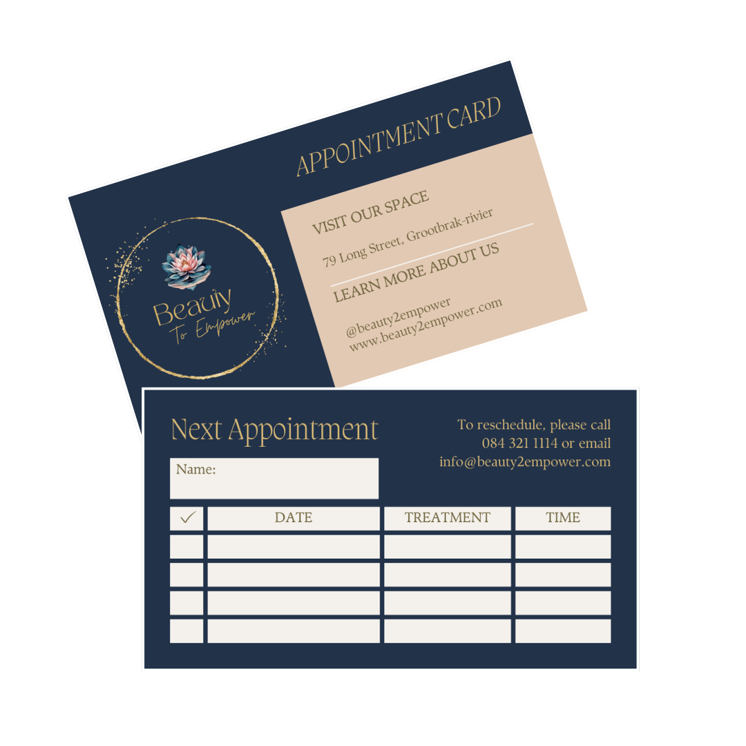 Appointment Card Design